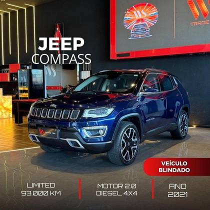 JEEP COMPASS 2.0 16V DIESEL LIMITED 4X4 AUTOMÁTICO JEEP COMPASS 2.0 16V DIESEL LIMITED 4X4 AUTOMÁTICO